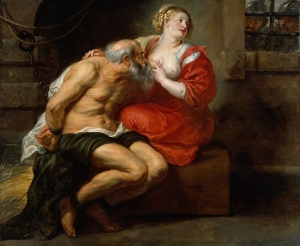 “Simon và Perot” – Bức tranh sơn dầu của Rubens. 