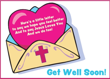 Speaking is easy: A Get well Card