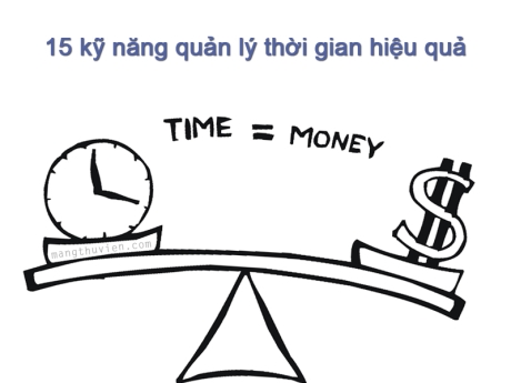 15 kỹ năng quản lý thời gian hiệu quả